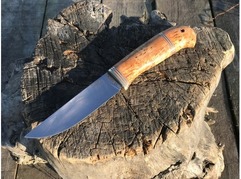 Нож Сурок  (сталь elmax, рукоять карельская береза)