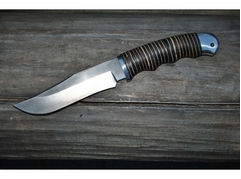Нож Коршун (сталь Х12МФ, рукоять кожа, береста)