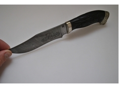 Нож Клык (дамаск, рукоять граб)