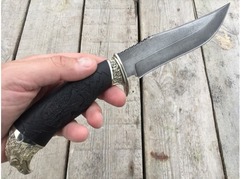 Нож Бухарский (сталь ХВ5, рукоять граб)