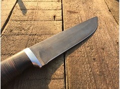Нож Егерь Большой (Х12МФ, рукоять граб, кожа)
