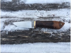Нож  Сурок (сталь N690, рукоять орех)