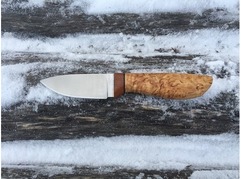 Нож Егерь (сталь N690, рукоять карельская береза)