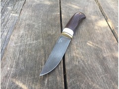 Нож Сурок  (сталь ХВ5, рукоять акрил, венге)