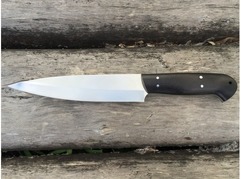 Кухонный нож №2 (сталь Х12МФ, рукоять граб)