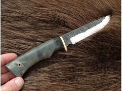 Нож Витязь (сталь 95Х18, ручная ковка, рукоять карельская береза)