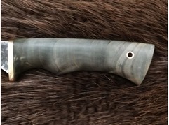 Нож Витязь (сталь 95Х18, ручная ковка, рукоять карельская береза)