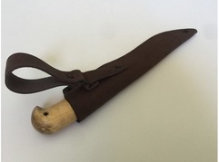 Нож Витязь  (дамаск, рукоять карельская береза)