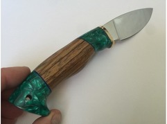 Нож Сурок 2  (сталь ХВ5, рукоять зебрано)