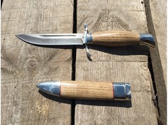 Нож Норвежский  ( Х12МФ, рукоять дуб)