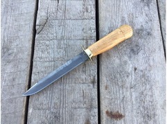 Нож Разведчика  (сталь Х12МФ, рукоять дуб)