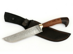 Нож Бахарман (дамасская сталь, рукоять венге, граб)