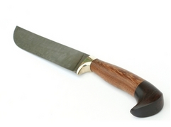 Нож Бахарман (дамасская сталь, рукоять венге, граб)