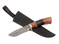 Нож Сурок ( сталь Х12МФ, рукоять кожа, венге)