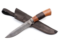Нож Гепард (сталь Х12МФ, рукоять кожа, венге)