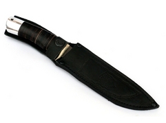 Нож Гепард (дамаск, рукоять кожа)